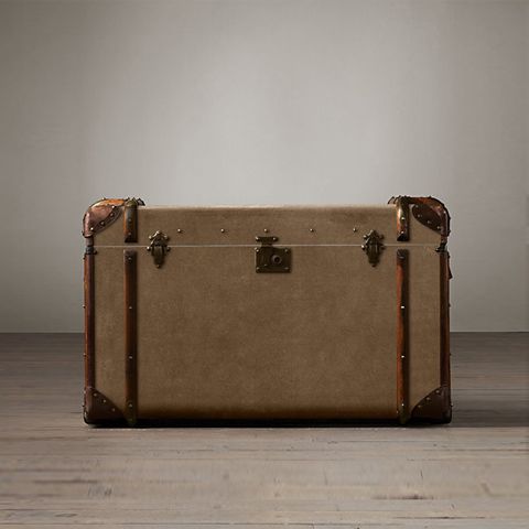 Сундук 90x54x55 khaki  RESTORATION HARDWARE