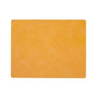 Сервировочная салфетка из натуральной кожи прямоугольная 30х40 см, цвет темный карри, NUPO LIND DNA 989984