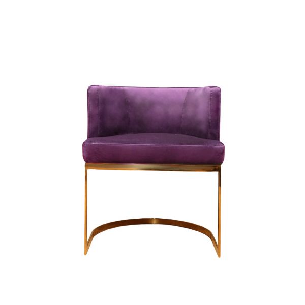 Полукресло Пимлико 61x59x73 Light purple/gold  ROOMERS FURNITURE