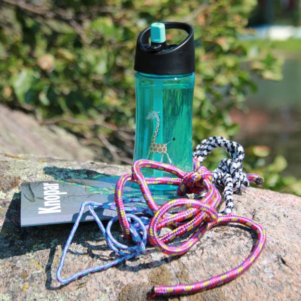 Детская бутылка для воды Carl Oscar Giraffe 0.35л бирюзовая