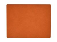 Сервировочная салфетка из натуральной кожи прямоугольная 30х40 см, цвет оранжевый, LIND DNA 981309