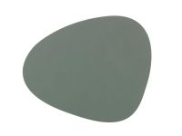 Сервировочная салфетка из натуральной кожи фигурная 36х42 см, цвет пастельный зеленый, NUPO LIND DNA 981902