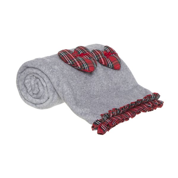 Плед Corazon 130x160 см серый D'casa
