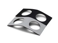 Кольцо для салфетки набор 2 шт, цвет черный, NUPO LIND DNA 98233