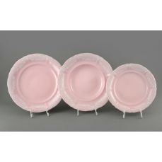 Набор тарелок 18 предметов Белые узоры 07260119-3001 LEANDER