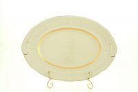 Блюдо овальное 36 см Золотой кант 07511513-1239 LEANDER