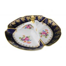 Менажница 29.5 см Кобальт, мелкие цветы 03116438-0086 LEANDER