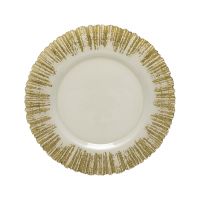 Тарелка  gold/white  CASAFINA BY COSTA NOVA