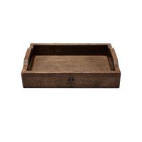 Поднос дубовый с ручками 32х23х6 см Uneca