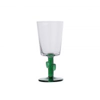 Бокал 8x8x19 clear/green 330 ROOMERS TABLEWARE