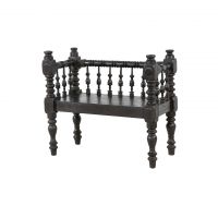 Лавка XIX век, Индия 117x56x110 см dark brown ROOMERS ANTIQUE