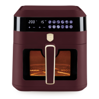 Аэрогриль электрический 6.3 л, пластик, матовый бордо, Leonardo BERLINGER HAUS
