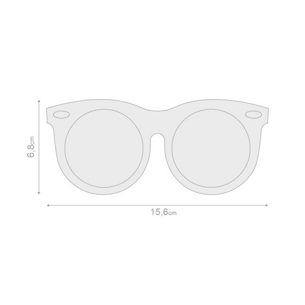 Зеркальце Shades синее