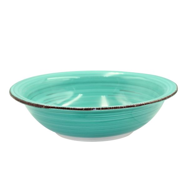 Тарелка глубокая Aria 850 мл бирюзовый 2 шт Papi
