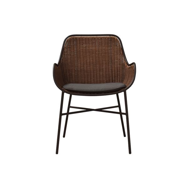 Полукресло 58x56x82 grey  ROOMERS FURNITURE