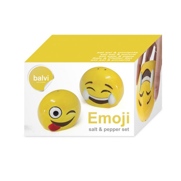 Солонка и перечница Emoji Balvi

