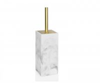 Andrea House Ершик туалетный White Marble and Brass