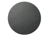 Сервировочная салфетка из натуральной кожи круглая черная 40 см, Hippo LIND DNA 981290