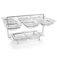 IVV Стойка для сервировки закусок с набором посуды All in one