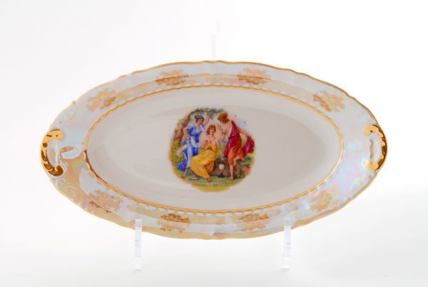 Блюдо овальное Соната 36 см Мадонна 07111513-0676 LEANDER