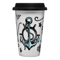 SagaForm Кружка с силиконовой крышкой