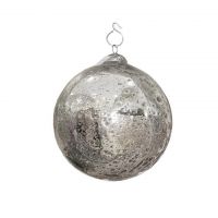 Новогодняя игрушка 20 см Antique silver stone ROOMERS FURNITURE