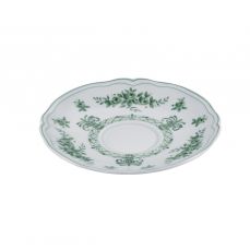 Чайное блюдце 15 см NEOS ANTHIROS, фарфор, белый/зеленый LE COQ