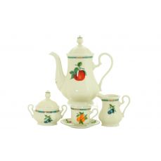 Сервиз кофейный 15 предметов Фруктовый сад Слоновая кость 03560714-080H LEANDER