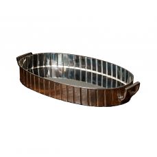 Поднос 49x28x7 см, никель, посеребрение, silver ROOMERS TABLEWARE