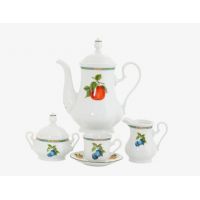 Сервиз кофейный 15 предметов с чашкой 150 мл Фруктовый сад 03160714-080H LEANDER