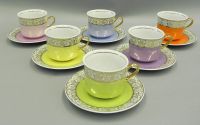 Набор чашек с блюдцем 6 шт 200 мл 02160415-2341 LEANDER