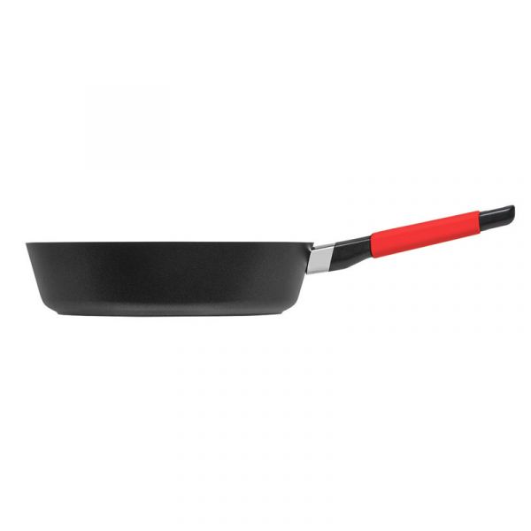 Сотейник ?20cm, с красной силиконовой ручкой, h=7 cm     (10)     30220r