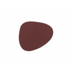 Подставка под кружку из натуральной кожи фигурный 11х13 см, цвет красный, NUPO LIND DNA 981800