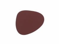 Подставка под кружку из натуральной кожи фигурный 11х13 см, цвет красный, NUPO LIND DNA 981800