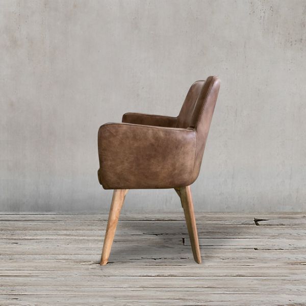 Полукресло 60x61x84 Camel Brown#66  ROOMERS FURNITURE