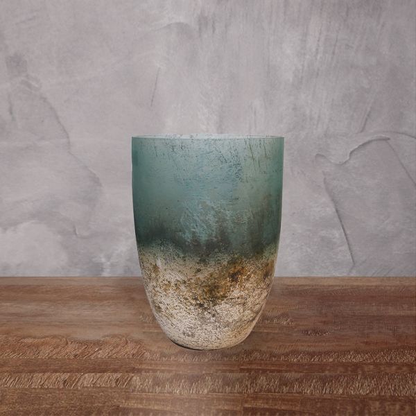 Подсвечник  SILVER/GREEN  ROOMERS FURNITURE