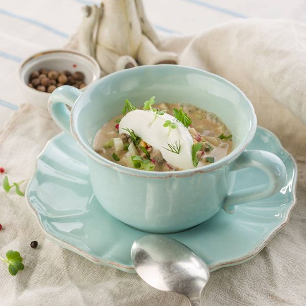 Салатник порционный Impressions Turquoise, 16х8 см Casafina By Costa Nova