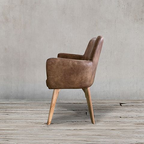 Полукресло 60x61x84 Camel Brown#66  ROOMERS FURNITURE