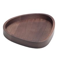 Сервировочное блюдо деревянное 18x16см, цвет орех, LIND DNA 990071