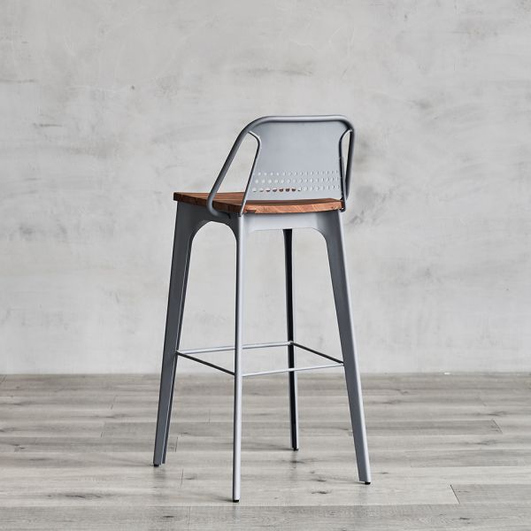 Стул барный 46.5x47.5x100 grey  ROOMERS FURNITURE