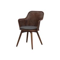 Полукресло 56x61x85 grey  ROOMERS FURNITURE