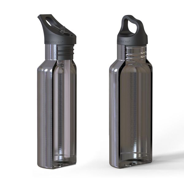 Детская термос-фляга TEMPflask™ Cow 0.35л фиолетовая