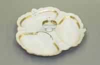 Менажница 'Кабаре' 3 секции Золотой кант 38116435-1239 LEANDER