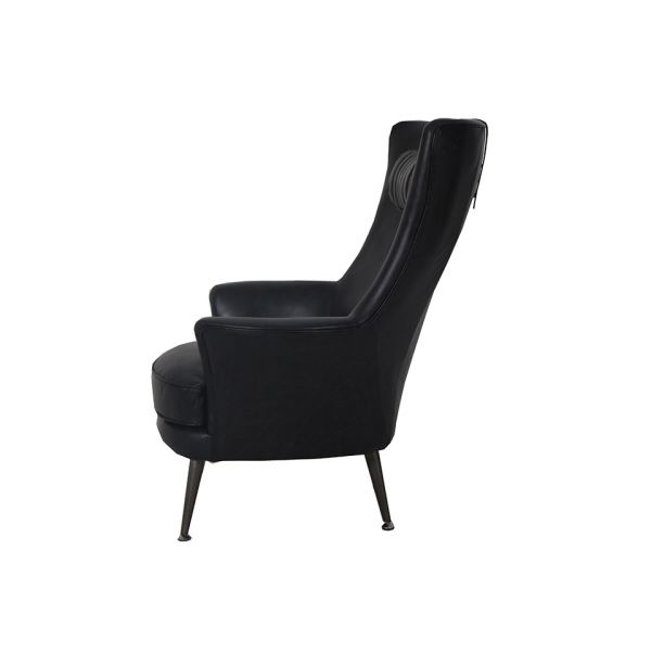 Кресло 87x89x108 см black ROOMERS FURNITURE