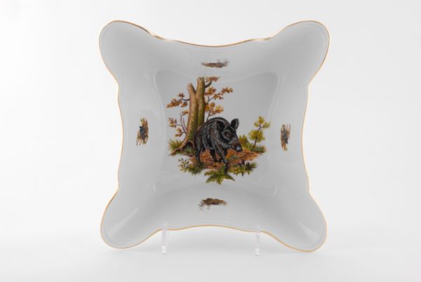 Салатник квадратный Мэри-Энн 17 см Охота 20111422-0363 LEANDER