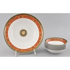 Набор салатников Сабина 7 шт Версаче, красная лента 02161416-B979 LEANDER