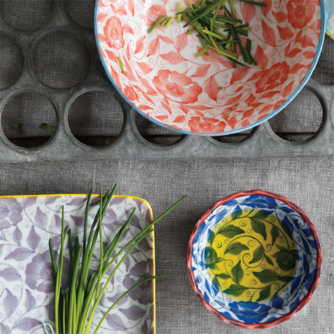 Тарелка  Aqua/Green  TOKYO DESIGN