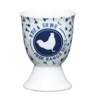 Подставка для яйца Traditional hen 6x4.5 см, фарфор, белый, синий Egg Cup KITCHEN CRAFT