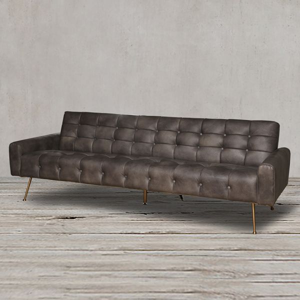 Диван 225x79x74 grey/matte cooper  ROOMERS FURNITURE