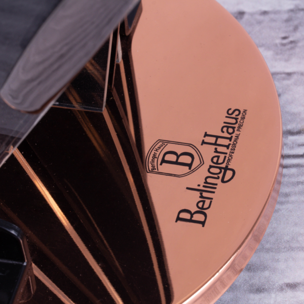 Набор ножей 8 предметов с акриловой подставкой, Berlinger Haus, black/rose gold, черный     (6)     BH/2421N